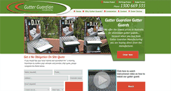 Desktop Screenshot of gutterguardian.com.au